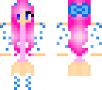 blue pink