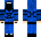 blue suit