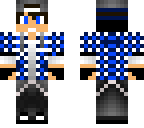 blue white boy