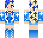 bow in blue - glitter and glimmer