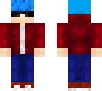 cool guy with blue hair