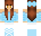 cute blue girl