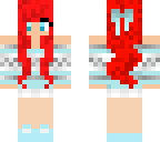 cute sweater red head