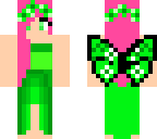 nature fairy with pink hair