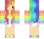 rainbow chibi girl