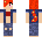 red cool summer girl