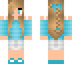 turquoise bow