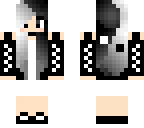 black and white