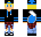 blonde blue wolf boy