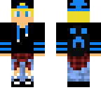 blue blonde sk8ter