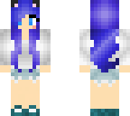 blue cat girl