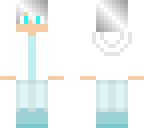 blue eye snow boy