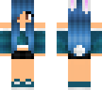 blue hair