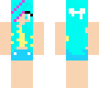blue hair