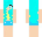 blue heair girl
