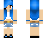 blue summer girl