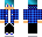 cool neon blue boy
