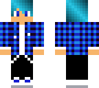 cool neon blue boy