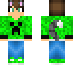 creeper hoodie waffles