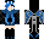 cyan dragon girl for cookie_girlpvp
