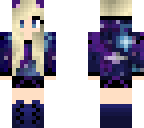 edit of galaxy cat gurl
