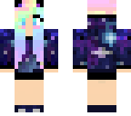 galaxy rainbow girl
