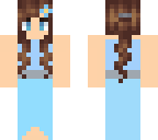 my skin wearing a dress