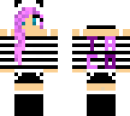 purple-haired panda girl