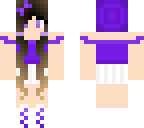 purple pigtails