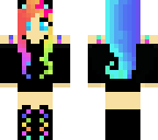 rainbow cat girl