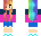 rainbow girl
