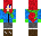 red hair girl with scarf