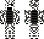 white and black