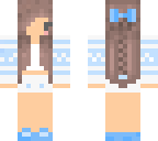 a blue chibi girl