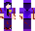 bloody purple girl