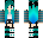 blue cat girl 2