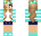 blue girl