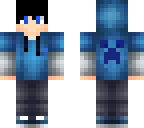 blue hoodie boy