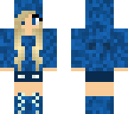 blue slime girl