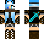 cool blue warrior