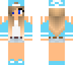 cute blue tomboy