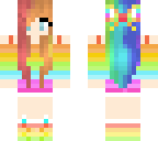edited rainbow girl