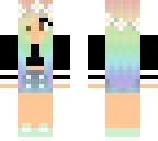 edited rainbow girl