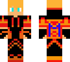 firery gamer boy