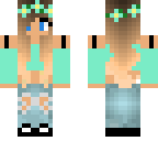 fixed under the arms
