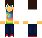 hipster tie dye boy