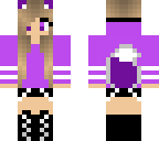 light purple kitty girl