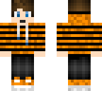orange hoodie