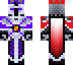 purple and red knight