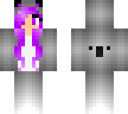 purple hair koala
